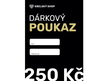 Dárkový online poukaz 250 Kč