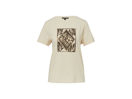 T-shirt Comma bílá (Barva bílá, Velikost 32)