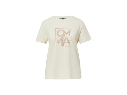 T-shirt Comma bílá (Barva bílá, Velikost 32)