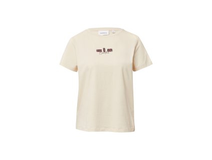 T-shirt Comma béžová (Barva béžová, Velikost 48)