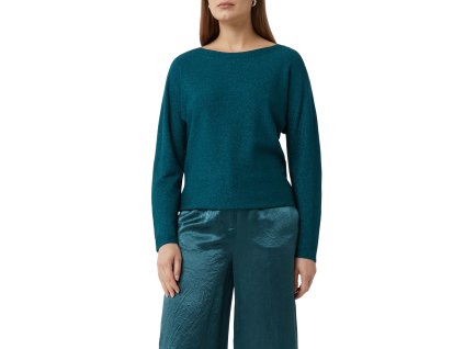 Pulovr Comma tyrkysová (Barva tyrkysová, Velikost 48)