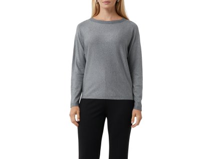 Pulovr Comma šedá (Barva šedá, Velikost 48)