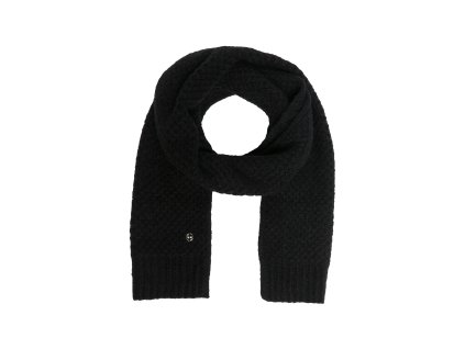 Šála Comma černá (Barva černá, Velikost Jedna Velikost)