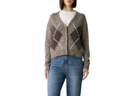 Pulovr Comma hnědá (Barva hnědá, Velikost 48)