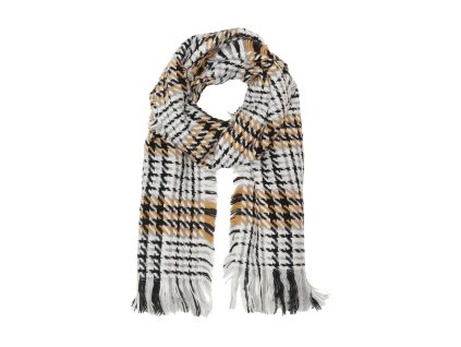 Šála Comma hnědá (Barva hnědá, Velikost Jedna Velikost)