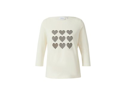 T-shirt Comma bílá (Barva bílá, Velikost 48)