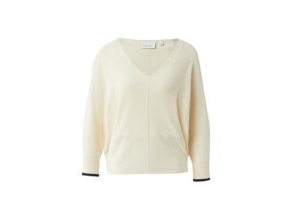 Pulovr Comma bílá (Barva bílá, Velikost XL)