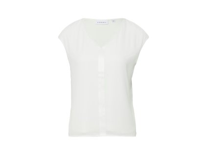 T-shirt Comma bílá (Barva bílá, Velikost 46)