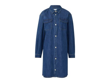 Šaty Comma modrá (Barva modrá, Velikost 44)