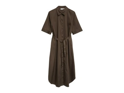 Šaty Comma Hnědá (Velikost 48)