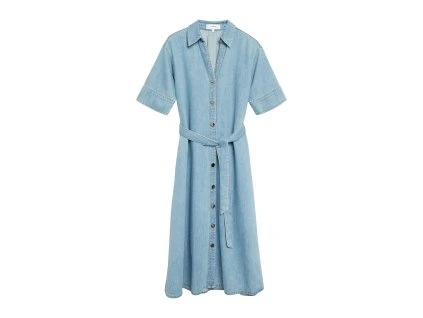 Šaty Comma Modrá (Velikost 48)