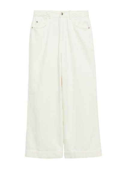 Kalhoty Comma Bílá (Velikost 48)