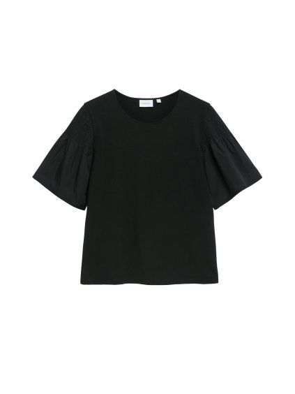 T-shirt Comma Černá (Velikost 48)