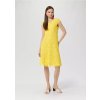 Krajkové šaty žluté