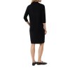 Šaty Comma černá (Barva černá, Velikost 34)