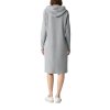 Šaty Comma šedá (Barva šedá, Velikost 48)