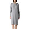 Šaty Comma šedá (Barva šedá, Velikost 48)