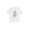 T-shirt Comma Bílá (Velikost 48)