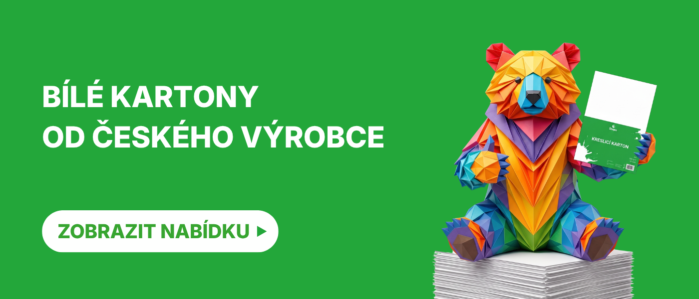 Bílý kreslicí karton