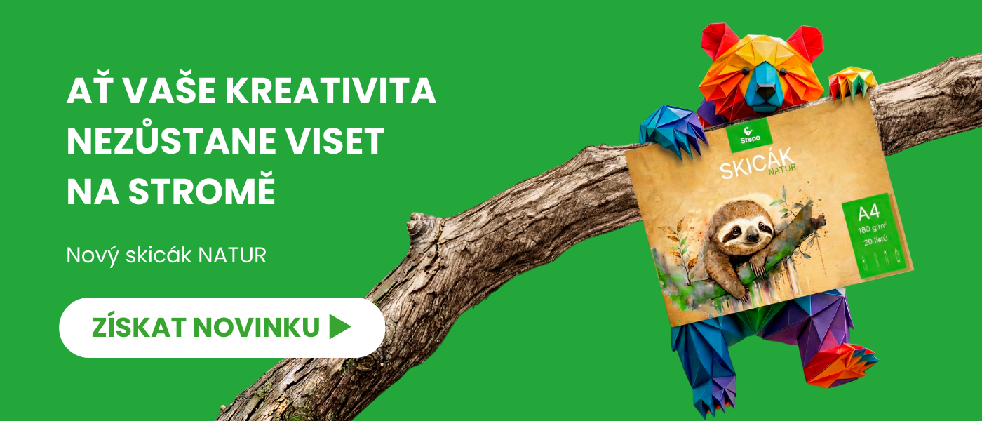 Novinka - Skicák NATUR