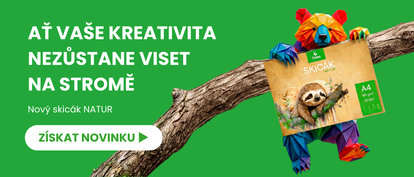 Novinka - Skicák NATUR