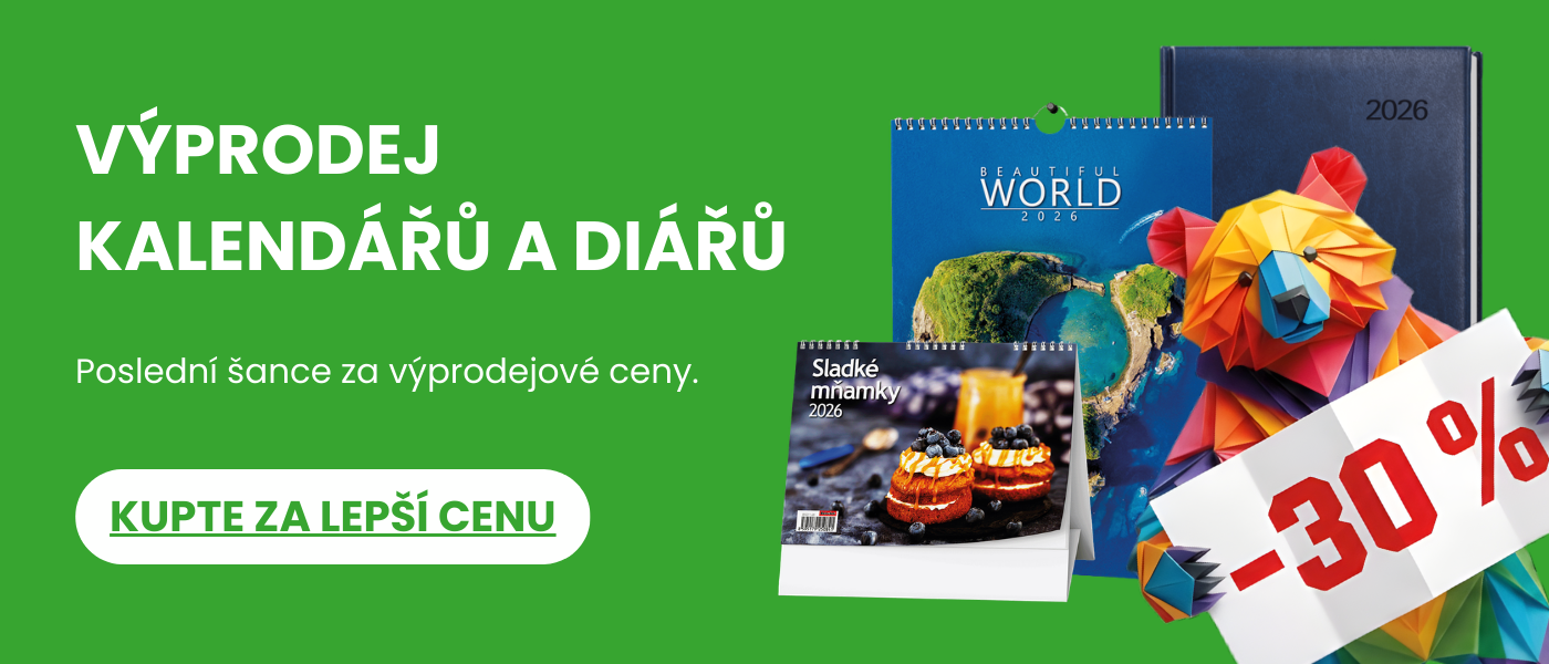 Banner na eshop - kalendáře a diáře