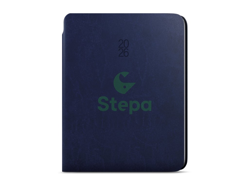 Diář denní A5 SOFTY modrá DAVID BDD16-1