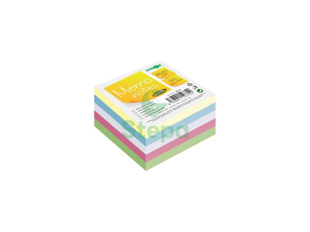 Blok kostka barebná lepená 8,5 x 8,5 x 4,5cm