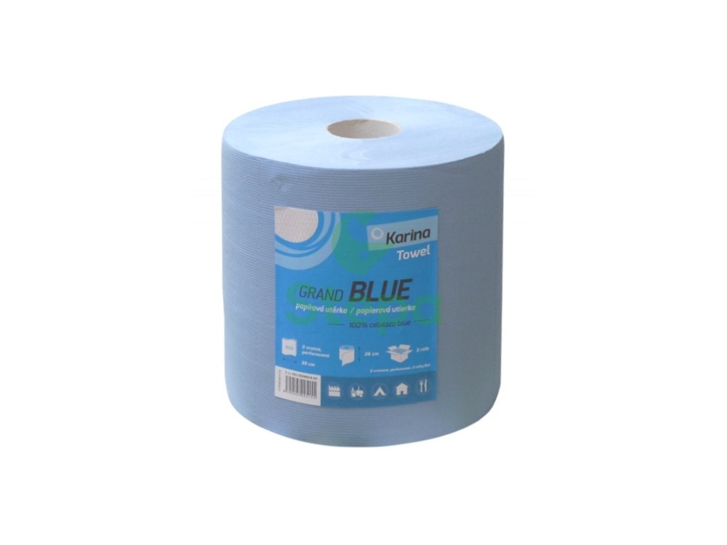 Papírový ručník BLUE 920 2vrstvý šíře 26cm / celulóza (Balení Paleta)