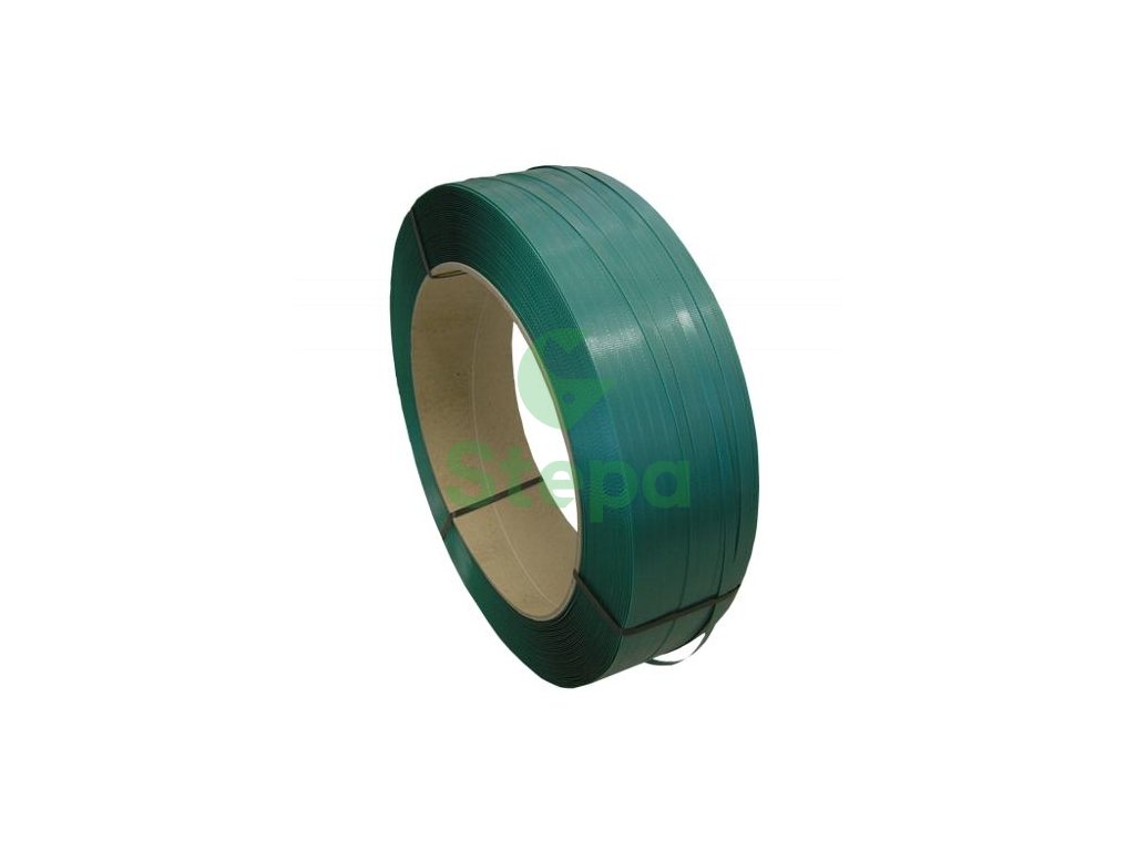 Vázací páska PET 12x0,6mm  2500m  d-406 zelená