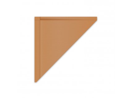 Papírový kornout (FSC Mix) kraft 23 x 23 cm `250g` vázaný [1000 ks]