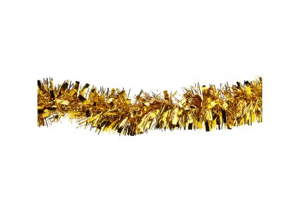 Dekorativní řetěz (PET) zlatý Ø11cm x 2m [1 ks]