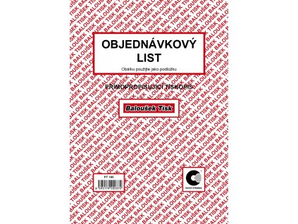 Objednávka  A5 PT160