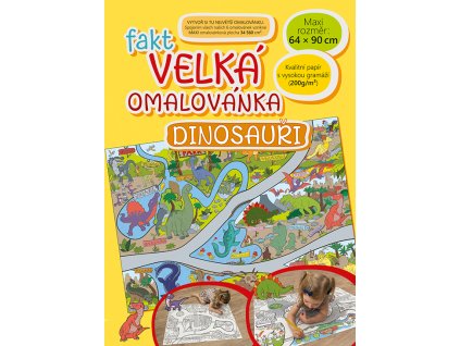 Fakt velká omalovánka - Dinosauři BO908