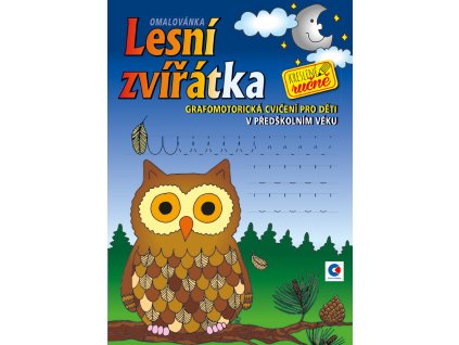 Grafomotorická omalovánka - A4 - Lesní zvířátka BO753