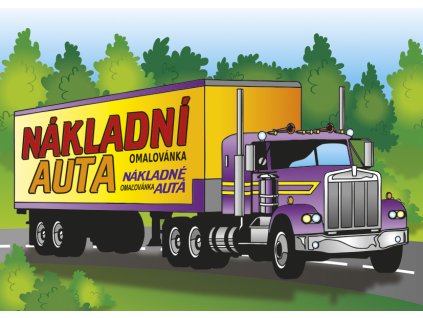 Omalovánka A5 - Nákladní auta BO422