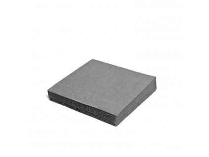 Ubrousek (PAP FSC Mix) 1vrstvý šedý 33 x 33 cm [100 ks]