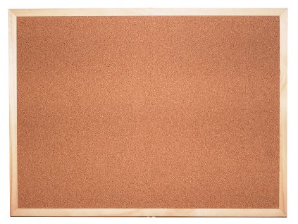 Korková tabule jednostranná 120 x 90 cm