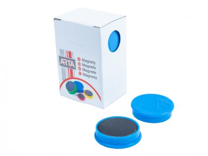 Magnety ARTA průměr 30mm, modré (10ks v balení)