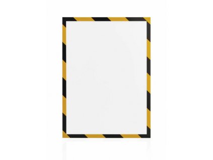 Magnetická kapsa na papír A4 - žluto-černá