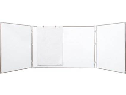 Triptych keramický bílý 180x120/360