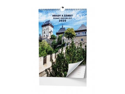 Nástěnný kalendář - Hrady a zámky České republiky BNS1-25