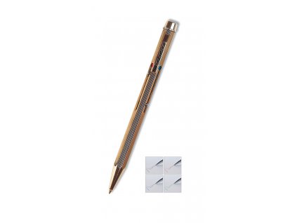 Kuličkové pero CONCORDE Classic, zlaté, 4barevné