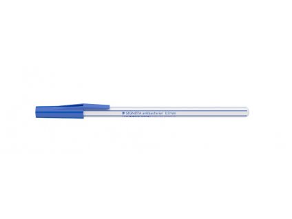 Kuličkové pero ICO Signetta antibakteriální, modrá