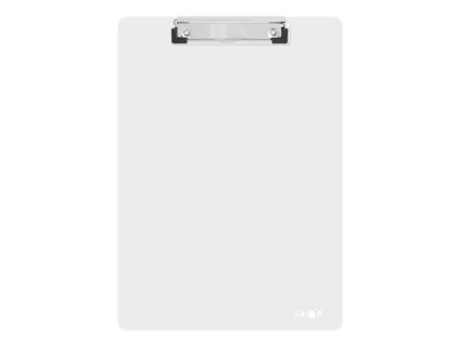 Podložka na psaní  PP/A4 s klipem bílá