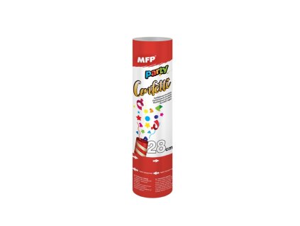 Konfety vystřelovací 28cm papír - vzduch