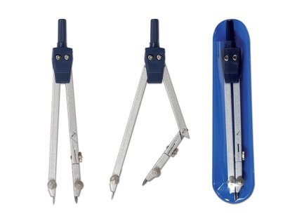 Kružítko CONCORDE kovové, 13cm, plastové pouzdro