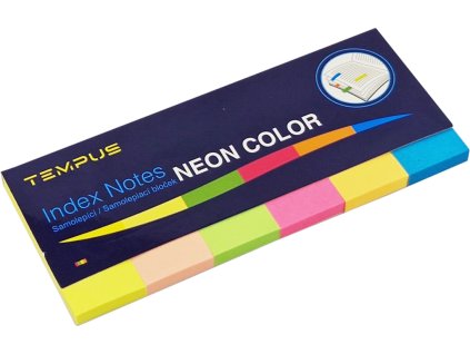 Bloček samolepicí neon 50 x 20 (6 barev)