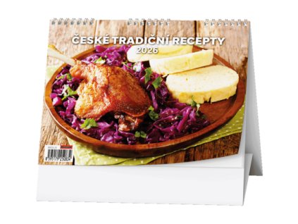 Kalendář stolní  České tradiční recepty BSD8