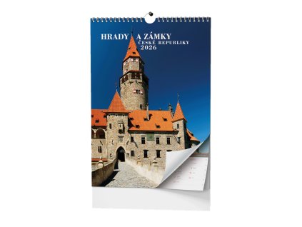 Kalendář nástěnný  Hrady a Zámky ČR BNS1